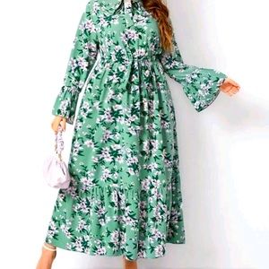 Shein Curve Line Maxi Dress